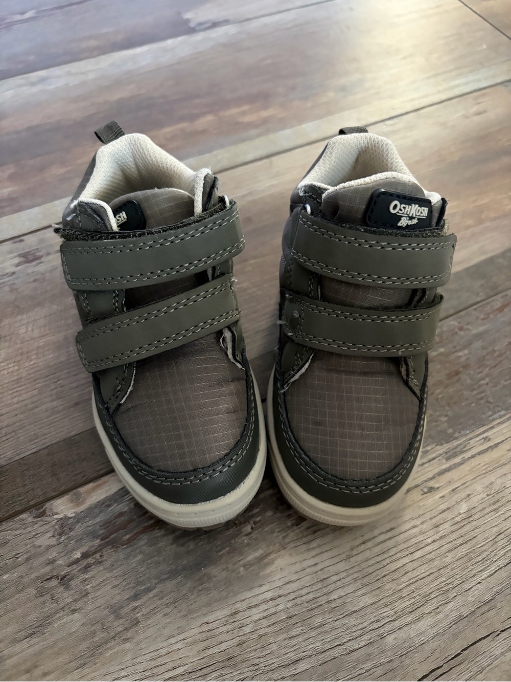 OshKosh B'gosh Olive Green Velcro Toddler Sneakers